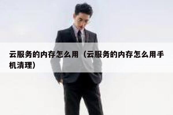 云服务的内存怎么用（云服务的内存怎么用手机清理） 第1张