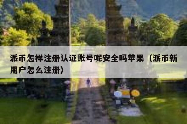 派币怎样注册认证账号呢安全吗苹果（派币新用户怎么注册） 第1张