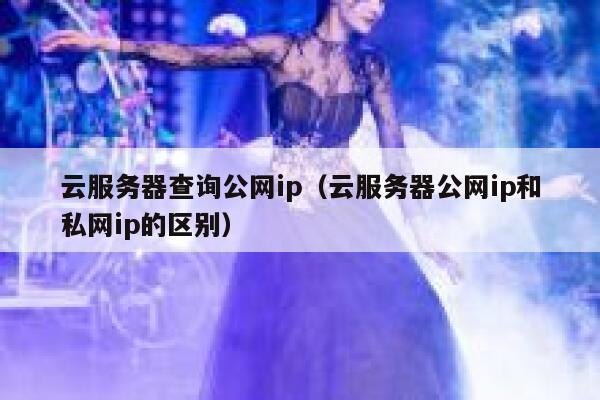 云服务器查询公网ip（云服务器公网ip和私网ip的区别） 第1张