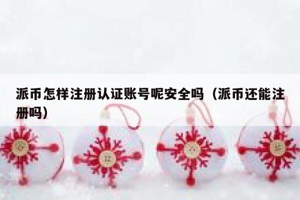 派币怎样注册认证账号呢安全吗（派币还能注册吗） 第1张