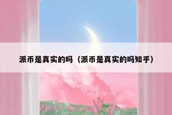 派币是真实的吗（派币是真实的吗知乎） 第1张
