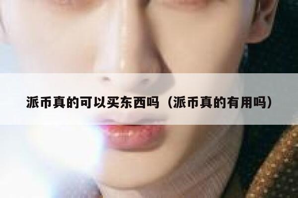派币真的可以买东西吗（派币真的有用吗） 第1张