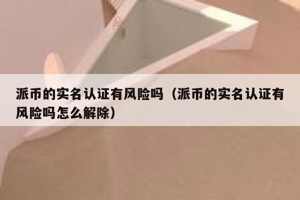 派币的实名认证有风险吗(派币的实名认证有风险吗怎么解除) 第1张 派币的实名认证有风险吗(派币的实名认证有风险吗怎么解除) 第1张