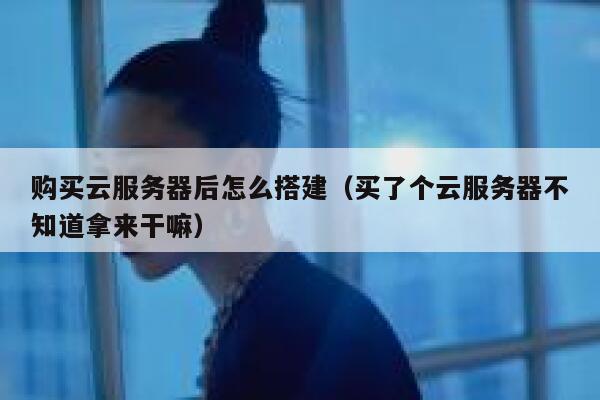 购买云服务器后怎么搭建（买了个云服务器不知道拿来干嘛） 第1张
