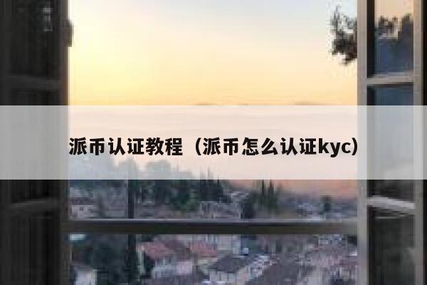 派币认证教程（派币怎么认证kyc） 第1张