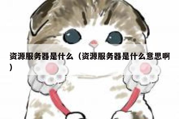 资源服务器是什么（资源服务器是什么意思啊） 第1张