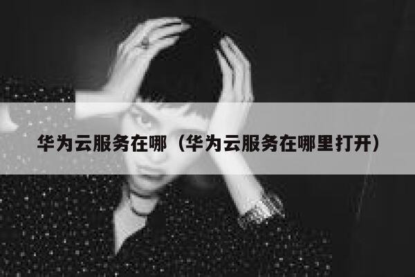华为云服务在哪（华为云服务在哪里打开） 第1张