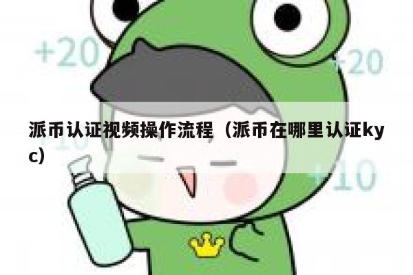 派币认证视频操作流程（派币在哪里认证kyc） 第1张