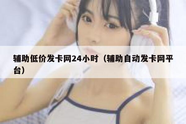 辅助低价发卡网24小时（辅助自动发卡网平台） 第1张