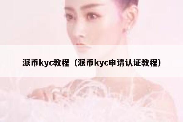 派币kyc教程（派币kyc申请认证教程） 第1张