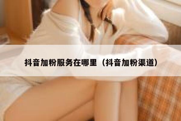 抖音加粉服务在哪里（抖音加粉渠道） 第1张