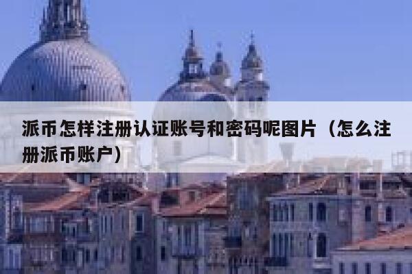 派币怎样注册认证账号和密码呢图片(怎么注册派币账户) 第1张 派币怎样注册认证账号和密码呢图片(怎么注册派币账户) 第1张