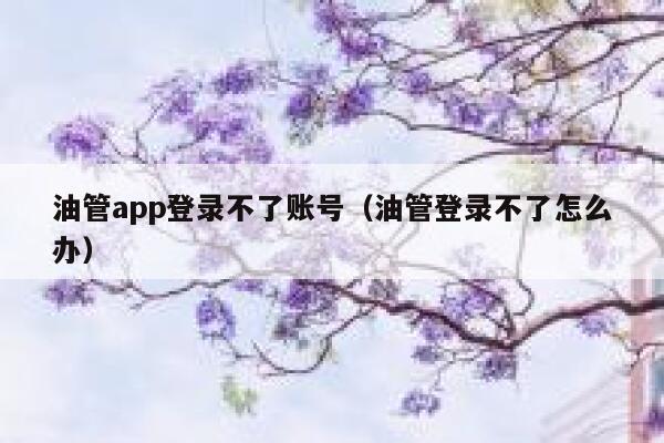 油管app登录不了账号(油管登录不了怎么办) 第1张 油管app登录不了账号(油管登录不了怎么办) 第1张