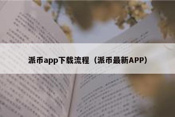 派币app下载流程（派币最新APP） 第1张