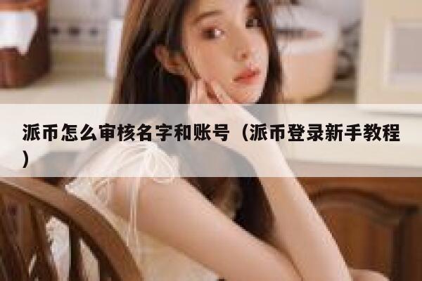 派币怎么审核名字和账号（派币登录新手教程） 第1张