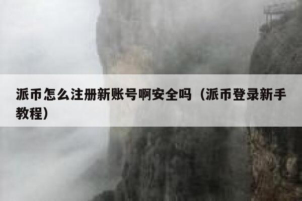 派币怎么注册新账号啊安全吗（派币登录新手教程） 第1张