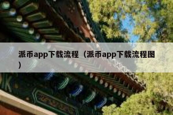 派币app下载流程（派币app下载流程图） 第1张