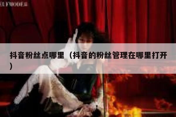 抖音粉丝点哪里（抖音的粉丝管理在哪里打开） 第1张