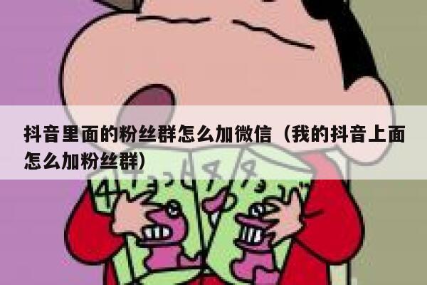 抖音里面的粉丝群怎么加微信（我的抖音上面怎么加粉丝群） 第1张