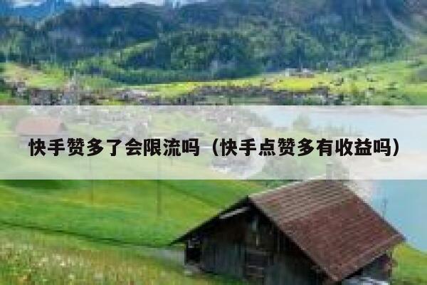 快手赞多了会限流吗(快手点赞多有收益吗) 第1张 快手赞多了会限流吗(快手点赞多有收益吗) 第1张