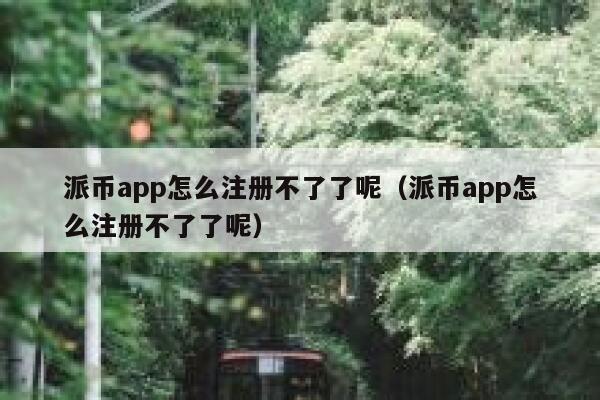 派币app怎么注册不了了呢（派币app怎么注册不了了呢） 第1张