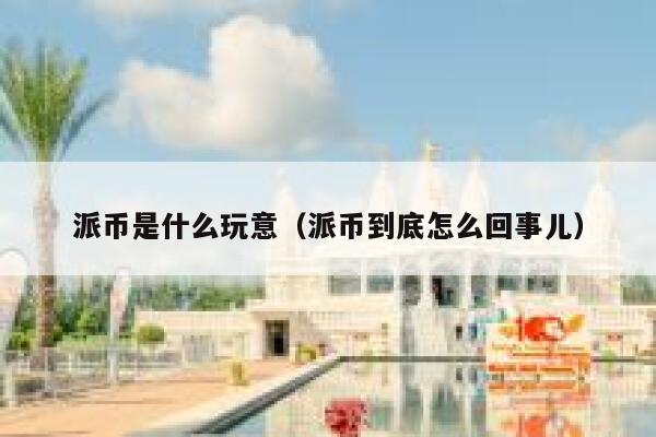 派币是什么玩意（派币到底怎么回事儿） 第1张