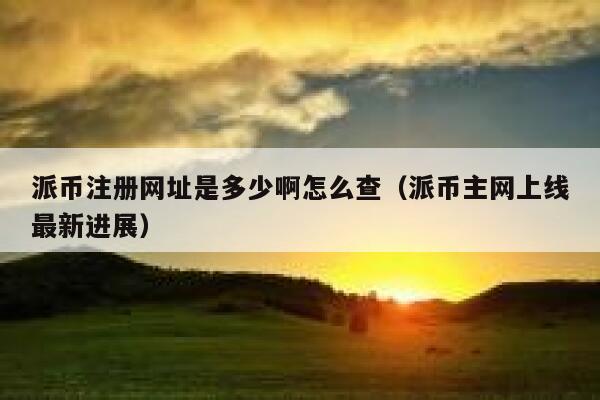 派币注册网址是多少啊怎么查(派币主网上线最新进展) 第1张 派币注册网址是多少啊怎么查(派币主网上线最新进展) 第1张