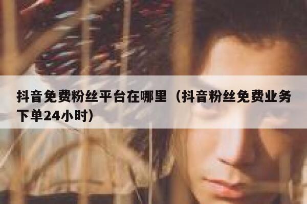 抖音免费粉丝平台在哪里（抖音粉丝免费业务下单24小时） 第1张