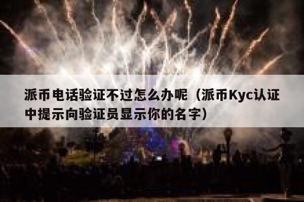 派币电话验证不过怎么办呢（派币Kyc认证中提示向验证员显示你的名字） 第1张