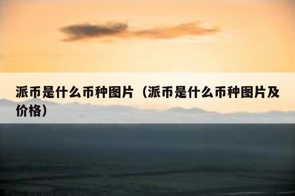 派币是什么币种图片(派币是什么币种图片及价格) 第1张 派币是什么币种图片(派币是什么币种图片及价格) 第1张