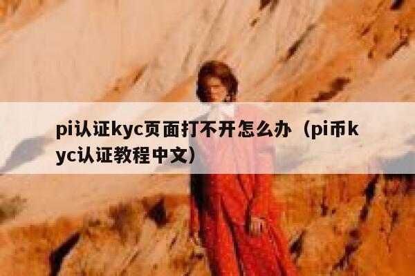 pi认证kyc页面打不开怎么办（pi币kyc认证教程中文） 第1张
