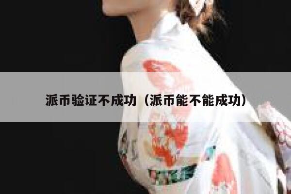 派币验证不成功（派币能不能成功） 第1张
