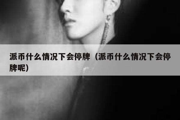 派币什么情况下会停牌(派币什么情况下会停牌呢) 第1张 派币什么情况下会停牌(派币什么情况下会停牌呢) 第1张