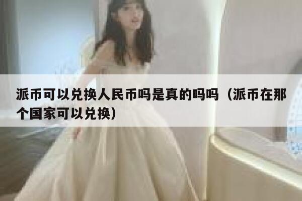 派币可以兑换人民币吗是真的吗吗（派币在那个国家可以兑换） 第1张