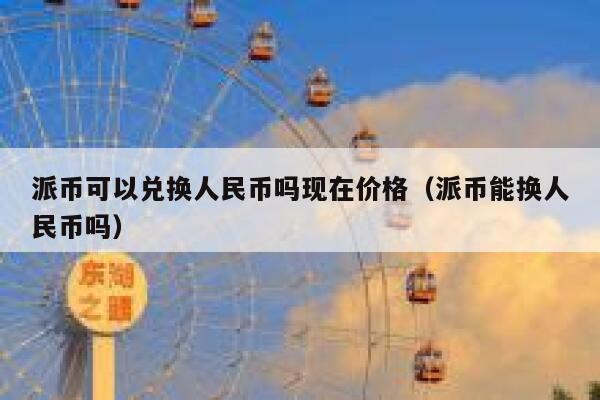 派币可以兑换人民币吗现在价格（派币能换人民币吗） 第1张