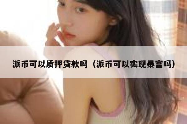 派币可以质押贷款吗（派币可以实现暴富吗） 第1张