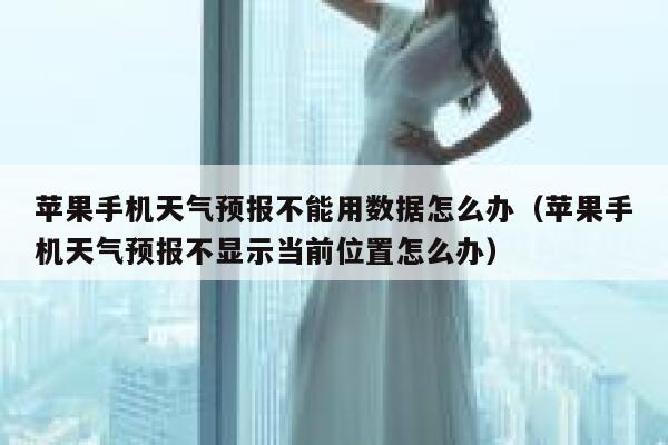 苹果手机天气预报不能用数据怎么办(苹果手机天气预报不显示当前位置怎么办) 第1张 苹果手机天气预报不能用数据怎么办(苹果手机天气预报不显示当前位置怎么办) 第1张