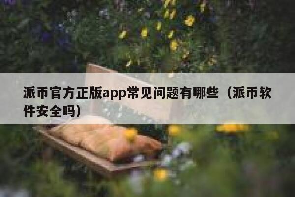 派币官方正版app常见问题有哪些(派币软件安全吗) 第1张 派币官方正版app常见问题有哪些(派币软件安全吗) 第1张