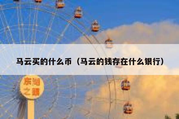 马云买的什么币(马云的钱存在什么银行) 第1张 马云买的什么币(马云的钱存在什么银行) 第1张