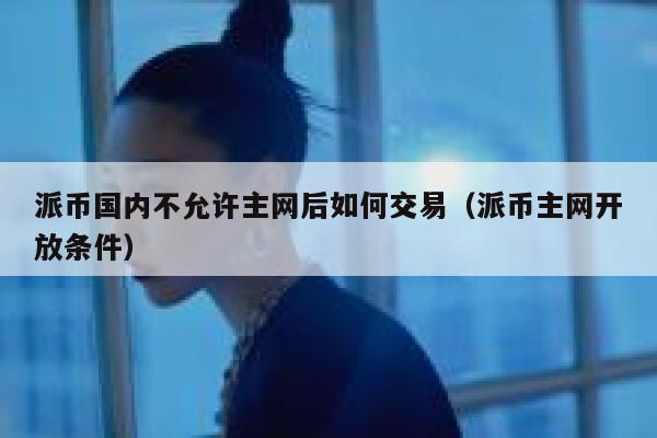 派币国内不允许主网后如何交易(派币主网开放条件) 第1张 派币国内不允许主网后如何交易(派币主网开放条件) 第1张