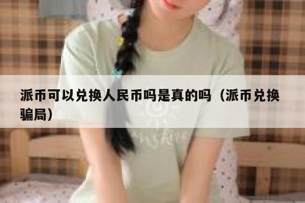 派币可以兑换人民币吗是真的吗（派币兑换 骗局） 第1张