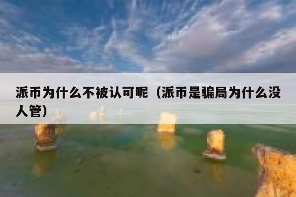 派币为什么不被认可呢(派币是骗局为什么没人管) 第1张 派币为什么不被认可呢(派币是骗局为什么没人管) 第1张