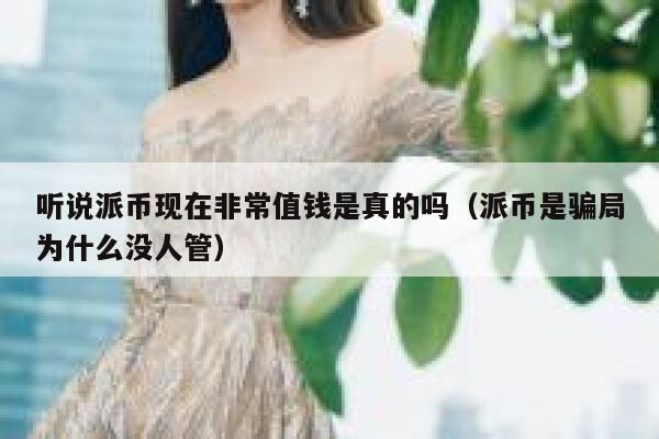 听说派币现在非常值钱是真的吗（派币是骗局为什么没人管） 第1张