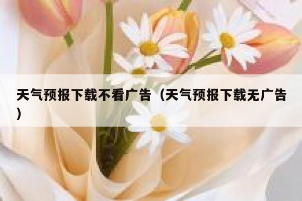 天气预报下载不看广告（天气预报下载无广告） 第1张